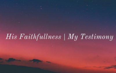 His Faithfulness | Emmy Ch’ng
