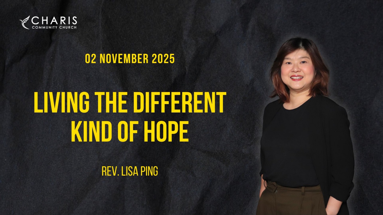 LIVING THE DIFFERENT KIND OF HOPEDIFFERENT KIND OF HOPE