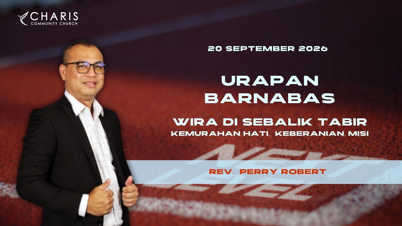 Urapan Barnabas | Rev. Perry Robert  | 20.09.2026